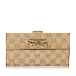 Gucci GG Canvas Princy Long Wallet | Luna Bags