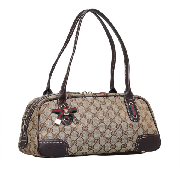 Gucci GG Canvas Princy Shoulder Bag (SHG-MCDNu0) | Luna Bags
