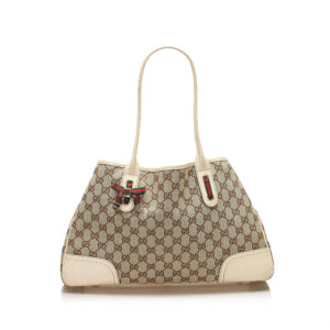 Gucci GG Canvas Princy Tote Bag (SHG-11690) | Luna Bags