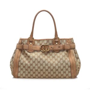 Gucci GG Canvas Running Tote Bag (SHG-11864) | Luna Bags