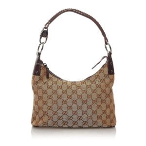 Gucci GG Canvas Shoulder Bag | Luna Bags