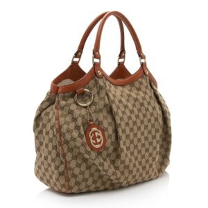 Gucci GG Canvas Sukey Large Tote (SHF-mEkg0y) | Luna Bags