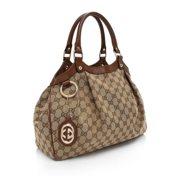 Gucci GG Canvas Sukey Medium Tote (SHF-PAQjHW) | Luna Bags