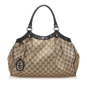 Gucci GG Canvas Sukey Tote Bag (SHG-11955) | Luna Bags