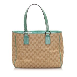 Gucci GG Canvas Tote Bag (SHG-10887) | Luna Bags