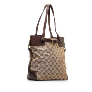 Gucci GG Canvas Tote Bag (SHG-fBmDQn) | Luna Bags