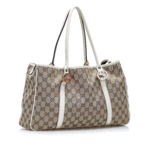Gucci GG Canvas Twins Tote (SHG-gu3wR2) | Luna Bags