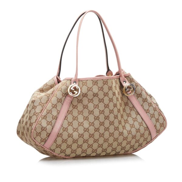 Gucci GG Canvas Twins Tote (SHG-fbSjno) | Luna Bags