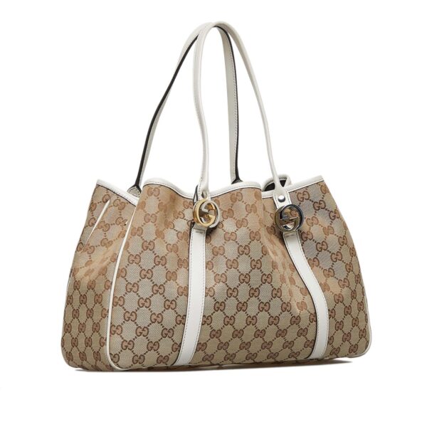 Gucci GG Canvas Twins Tote (SHG-5uIQ9f) | Luna Bags