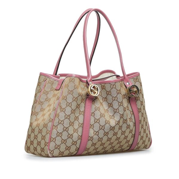 Gucci GG Canvas Twins Tote (SHG-IBz3MT) | Luna Bags