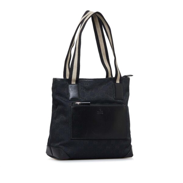 Gucci GG Canvas Web Shoulder Bag (SHG-x8Kbe7) | Luna Bags
