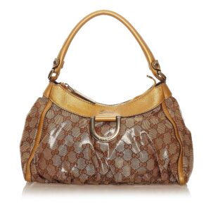 Gucci GG Crystal Abbey D-Ring Shoulder Bag | Luna Bags
