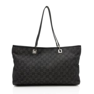 Gucci GG Denim Tote (SHF-12136) | Luna Bags