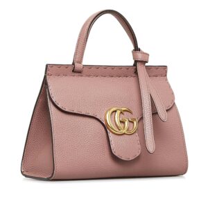 Gucci GG Marmont Top Handle Satchel (SHG-oUXOOS) | Luna Bags