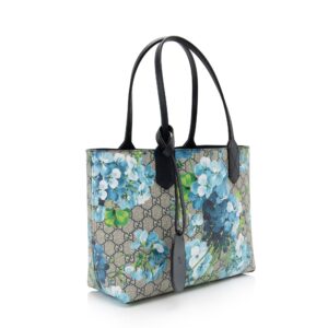 Gucci GG Supreme Blooms Reversible Small Tote (SHF-APA1Dv) | Luna Bags