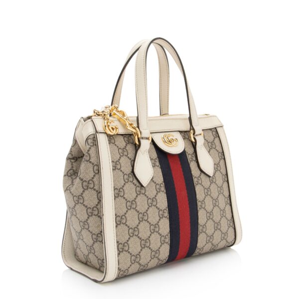 Gucci GG Supreme Ophidia Small Tote (SHF-LZv4Fb) | Luna Bags