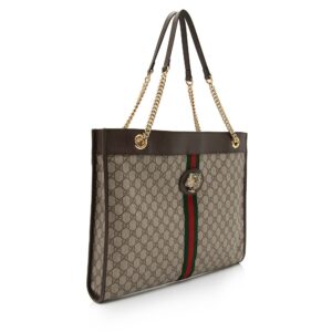 Gucci GG Supreme Rajah Large Tote (SHF-CkmY9Y) | Luna Bags