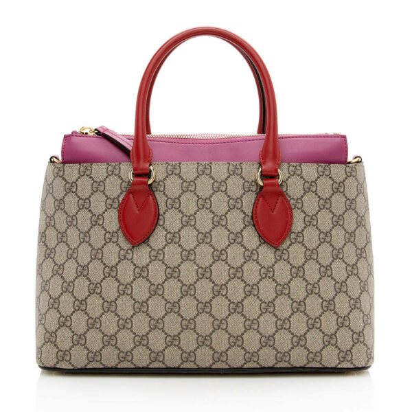 Gucci GG Supreme Small Zip Tote | Luna Bags