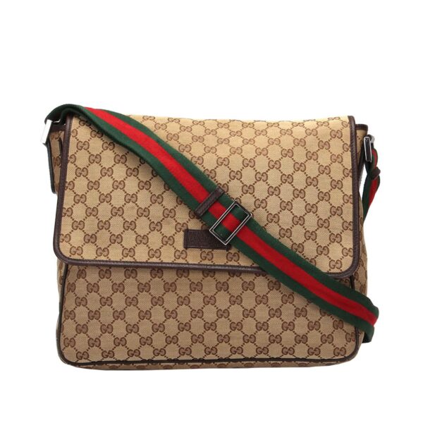 Gucci GG Web Canvas Crossbody Bag | Luna Bags