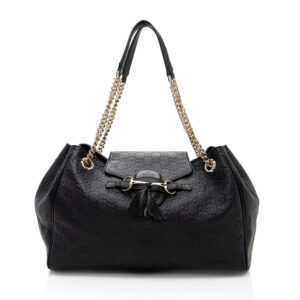 Gucci Guccissima Emily Large Shoulder Bag | Luna Bags