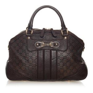 Gucci Guccissima Horsebit Catherine Satchel | Luna Bags