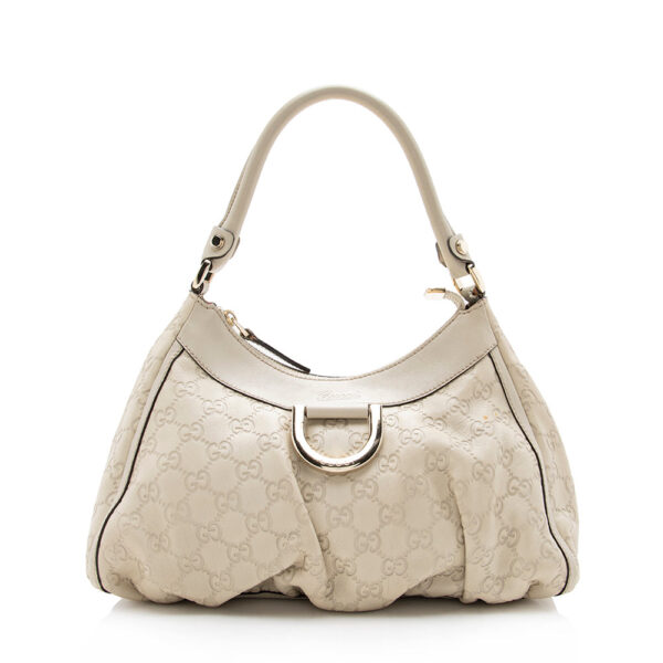 Gucci Guccissima Leather D Ring Small Hobo - FINAL SALE | Luna Bags
