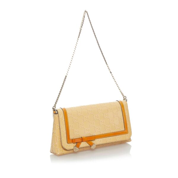 Gucci Guccissima Patent Leather Mayfair Shoulder Bag (SHG-33152) | Luna Bags