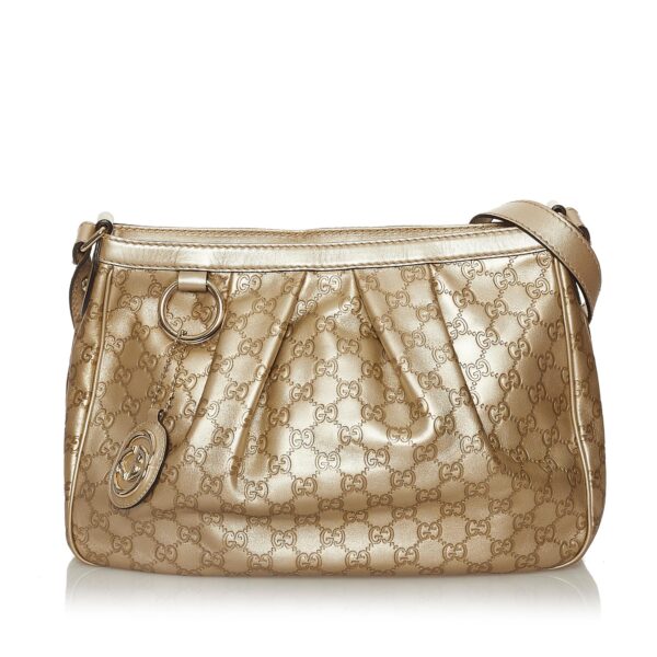 Gucci Guccissima Sukey Crossbody Bag | Luna Bags