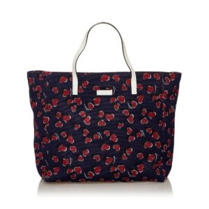 Gucci Heartbeat Canvas Tote Bag | Luna Bags