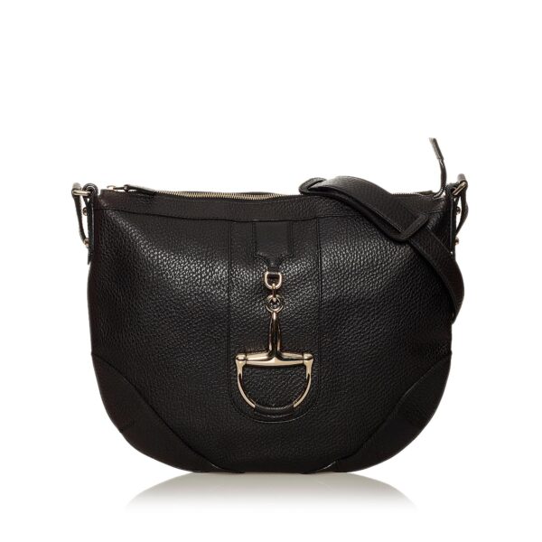 Gucci Horsebit Leather Crossbody | Luna Bags