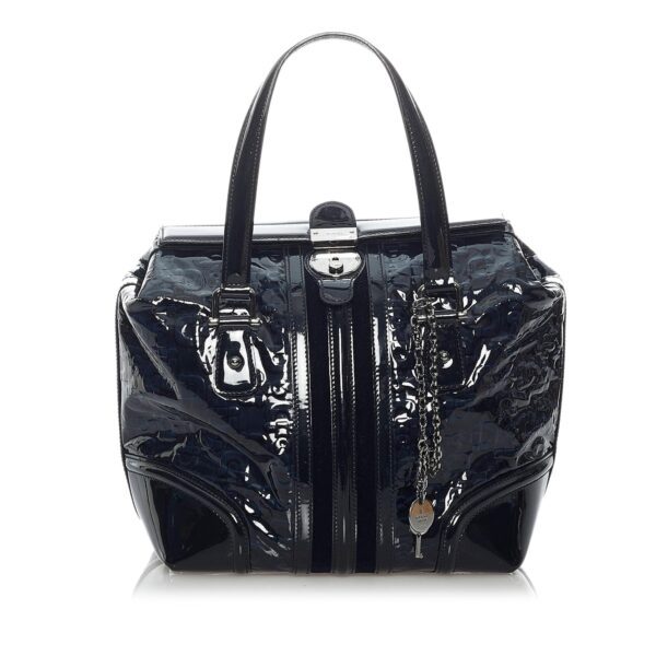 Gucci Horsebit Treasure Patent Leather Handbag | Luna Bags