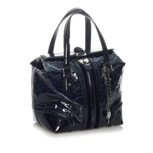 Gucci Horsebit Treasure Patent Leather Handbag (SHG-29752) | Luna Bags