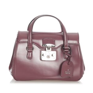 Gucci Lady Lock Leather Handbag | Luna Bags