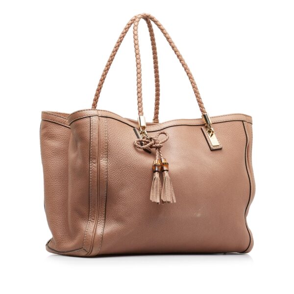 Gucci Leather Bella Tote (SHG-WYEakM) | Luna Bags