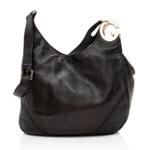 Gucci Leather Charlotte Medium Shoulder Bag | Luna Bags