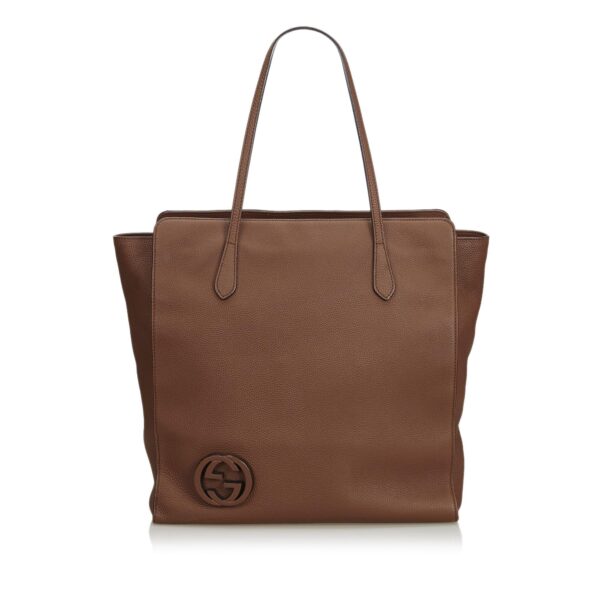 Gucci Leather GG Tote | Luna Bags