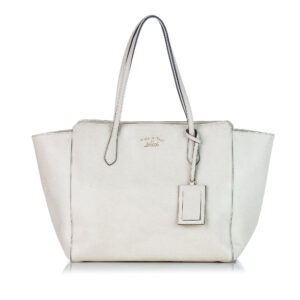 Gucci Leather Swing Tote (SHG-20733) | Luna Bags