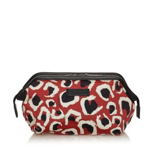 Gucci Leopard Printed Nylon Pouch | Luna Bags