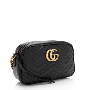 Gucci Matelasse Leather GG Marmont Small Shoulder Bag (SHF-Abtg9L) | Luna Bags