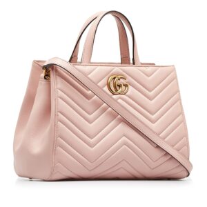 Gucci Medium GG Marmont Matelasse Tote (SHG-ogkbtd) | Luna Bags
