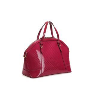Gucci Microguccissima Nice Patent Leather Satchel (SHG-22747) | Luna Bags