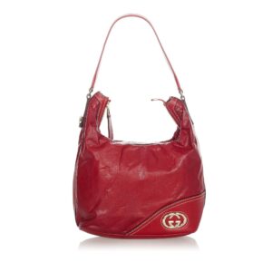 Gucci New Britt Leather Shoulder Bag | Luna Bags