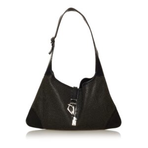 Gucci Perforated Jackie Leather Shoulder Bag | Luna Bags