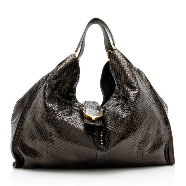 Gucci Python Stirrup Hobo | Luna Bags