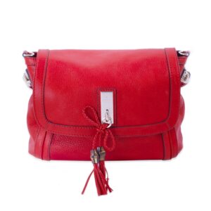 Gucci Bella Red Leather Shoulder Bag | Luna Bags