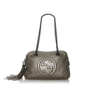 Gucci Soho Chain Leather Shoulder Bag | Luna Bags