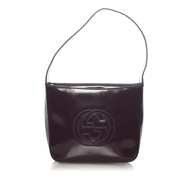 Gucci Soho Patent Leather Shoulder Bag | Luna Bags