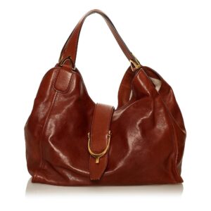 Gucci Stirrup Leather Shoulder Bag | Luna Bags