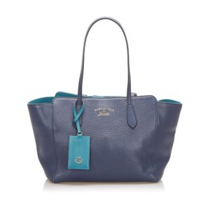Gucci Swing Leather Tote Bag (SHG-18058) | Luna Bags