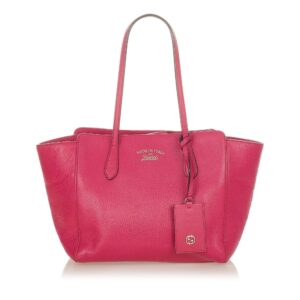 Gucci Swing Leather Tote Bag | Luna Bags